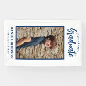 フォトブルースクールカラー卒業バナーの追加 横断幕 (横)