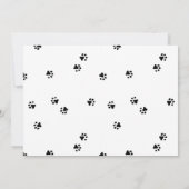 フォトブルーバートザボーンドッグ2歳の誕生日 招待状 (裏面)