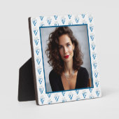 フォトブルーパーソナライズされたアイスバーグ感動的 フォトプラーク (正面)