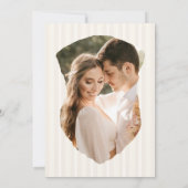 フォトブルーフランスのフローラモノグラムヴィンテージクレスト セーブザデート (裏面)