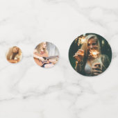 フォトブルー金ゴールド2025卒業パーティー コンフェッティ (正面)