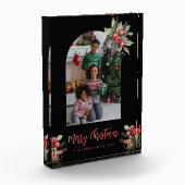 フォトブロックアーチクランベリーメリークリスマスブラック フォトブロック (左)