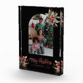 フォトブロックアーチクランベリーメリークリスマスブラック フォトブロック (右)