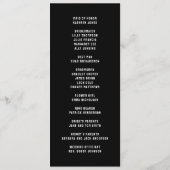 フォトブロックハートブラック&ホワイト氏結婚 プログラム (裏面)