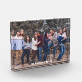 フォトブロックパーソナライズされた名前をカスタムする文字 フォトブロック (左)