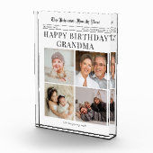 フォトブロック誕生日おばあちゃんのフォトコラージュ フォトブロック (右)