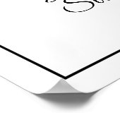 フォトブースのサイン結婚は ポスター (角)