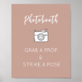 フォトブースのテンプレート結婚に署名,パーティー ポスター (正面)