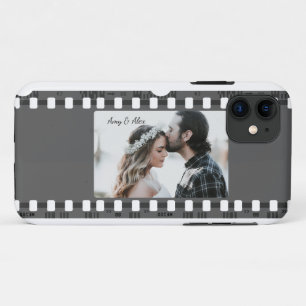 フォトブースのフィルムストリップパーソナライズされた写真テンプレート iPhone 11 ケース