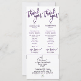 フォトブースのフレーム挿入 |ブラシ（プラム/紫）