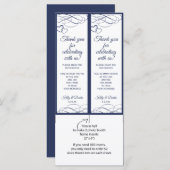 フォトブースのフレーム挿入 |最愛(ネイビーブルー) (正面/裏面)