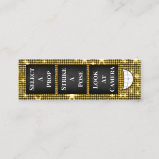 フォトブースの名刺 スキニー名刺