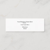 フォトブースの名刺 スキニー名刺 (裏面)