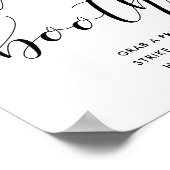 フォトブースの結婚式看板 ポスター (角)