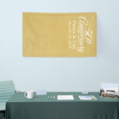 フォトブースの背景 – 50周年結婚を迎える 横断幕 (トレードショー)