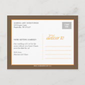 フォトブーススタイル日付カードの保存 案内ポストカード (裏面)