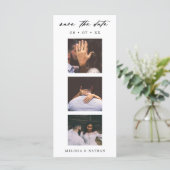 フォトブースストリップQRコード結婚式の日付を保存 (スタンド正面)