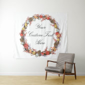 フォトブースデコール、結婚クリスマスのバックドロップ タペストリー (インサイチュ(横))