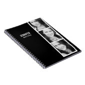 フォトブースノパーソナライズされたート ノートブック (右側)