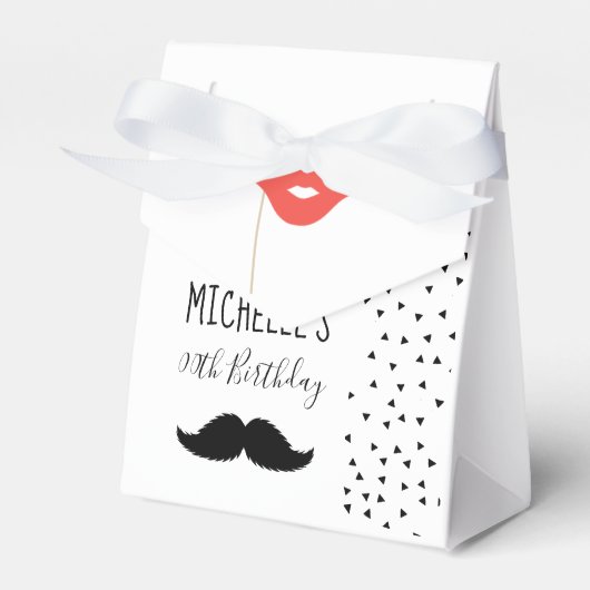 フォトブースパーティーパーソナライズされたゲストの好意 フェイバーボックス (正面サイド)