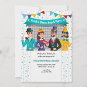 フォトブースパーティー招待状 招待状 (正面)