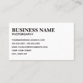 フォトブースフィルムストリップ写真 コーリングカード (裏面)