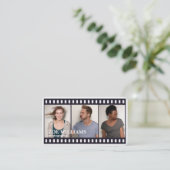 フォトブースフィルムストリップ写真 名刺 (スタンド正面)