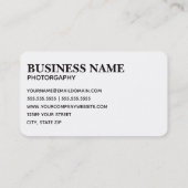 フォトブースフィルムストリップ写真 名刺 (裏面)