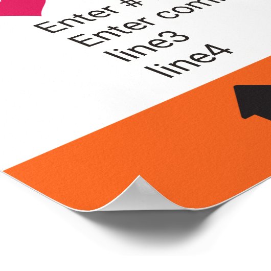 フォトブースプロップフレームポスターソーシャルメディアデザイン ポスター (角)