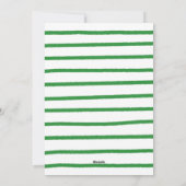 フォトブースホリデーカード – Bright Green シーズンカード (裏面)