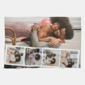 フォトブースモダン5パーソナライズされた キッチンタオル (横)