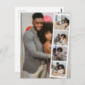 フォトブースモダン5パーソナライズされた ポストカード (正面/裏面)