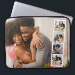 フォトブースモダン5パーソナライズされた ラップトップスリーブ<br><div class="desc">Five Photo Boothノートパソパーソナライズされたッモダントケースでカスタマイズ、Ricasoの写真を自分で撮影できる – サンプル写真を自分の写真に変更するさまざまなサイズから選択</div>