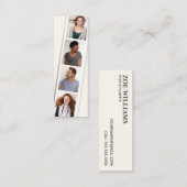 📷フォトブース写真家 スキニー名刺 (正面/裏面)