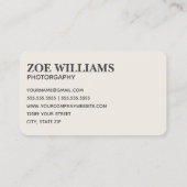 フォトブース写真家 名刺 (裏面)