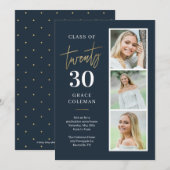 フォトブース卒業発表招待状 招待状 (正面/裏面)