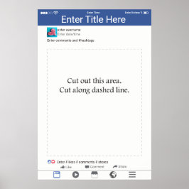 フォトブース小道具フレームソーシャルメディアデザイン ポスター