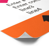 フォトブース小道具フレームポスター ソーシャルメディアデザイン ポスター (角)