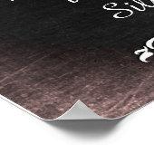 フォトブース用の結婚式看板、チョークボードスタイル ポスター (角)