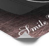 フォトブース用の結婚式看板、チョークボードスタイル ポスター (角)