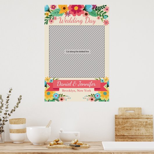 フォトブース用ウェディングパーティープロップポスター ポスター (キッチン)