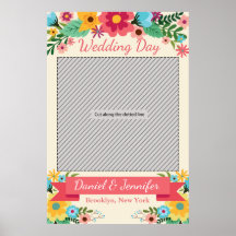 フォトブース用ウェディングパーティープロップポスター