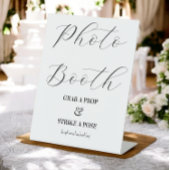 フォトブース白黒結婚ズ 台座サイン