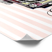 フォトブース看板 ウェディング, コーラル フラワー カメラ ポスター (角)