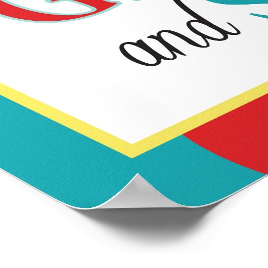 フォトブース看板 カーニバル サーカス 誕生日 R ポスター (角)