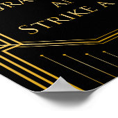 フォトブース結婚のサイン | Gatsbyアールデコ ポスター (角)