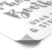 フォトブース ウェディング サイン シルバー コンフェッティ (角)