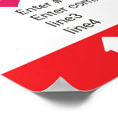 フォトブース プロップ フレーム ポスター ソーシャルメディア デザイン (角)