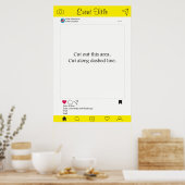 フォトブース プロップ フレーム ポスター ソーシャルメディア デザイン (キッチン)