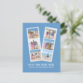 フォトブーパーソナライズされたス6枚の画像と文字 ポストカード (スタンド正面)